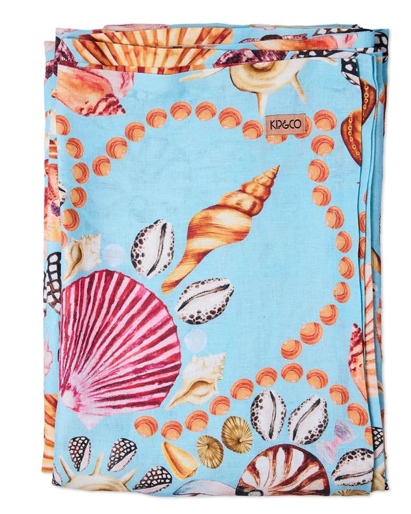 Costa Blue Tablecloth Large Rectangular