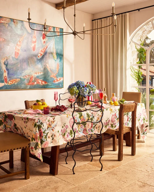 Belle Floral Tablecloth Large Rectangular