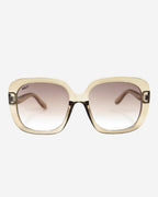 Last Dance Crystal Latte Sunglasses
