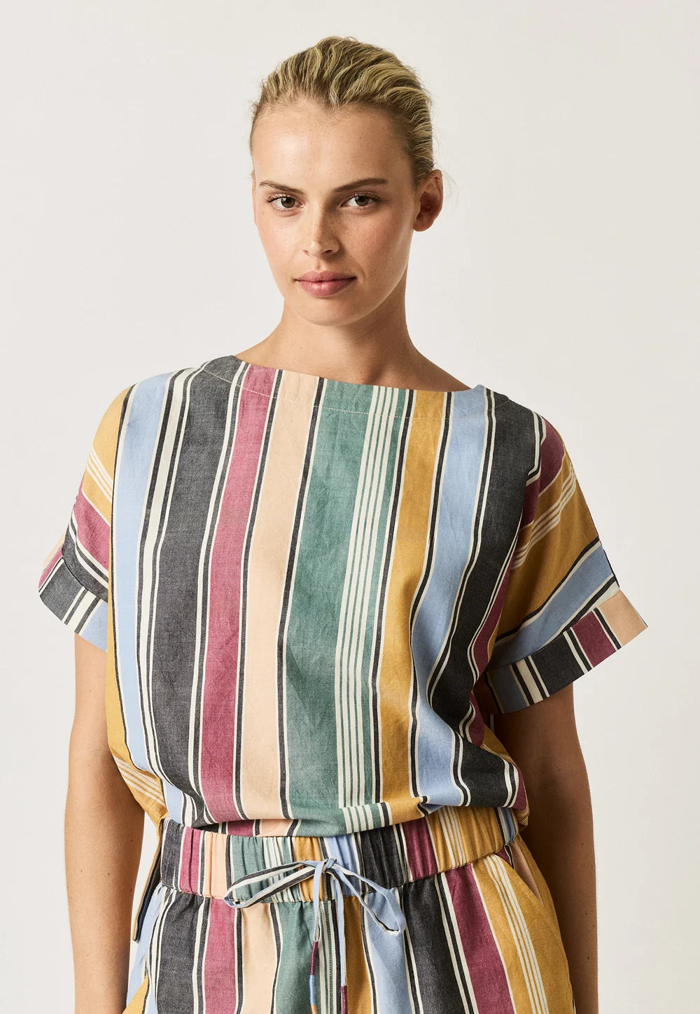 Dolman Top Atlas Stripe