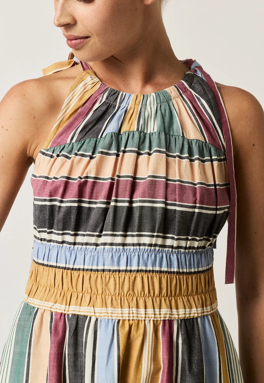 Sadie Dress Atlas Stripe