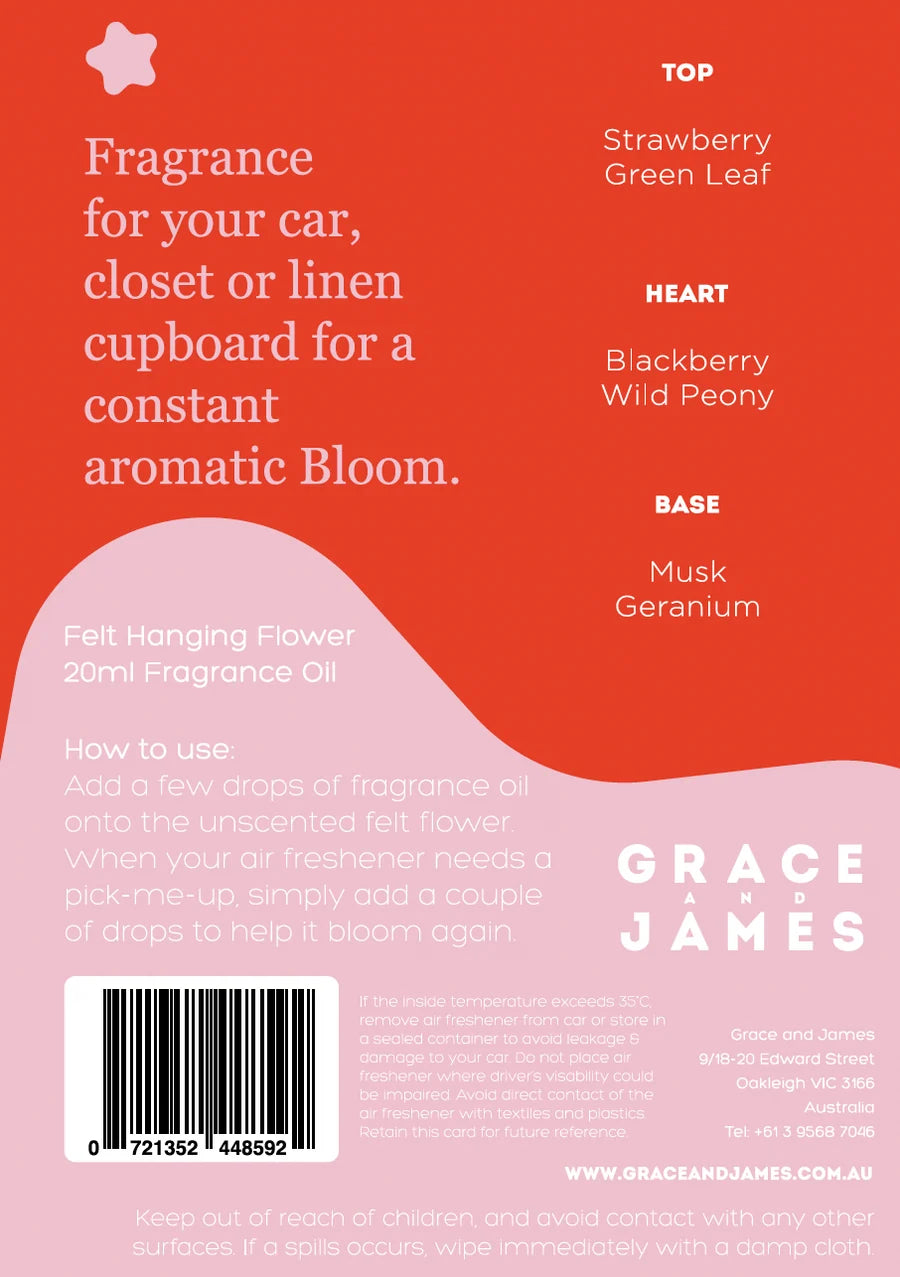Bloom Wild Rose and Blackberry Air Freshener