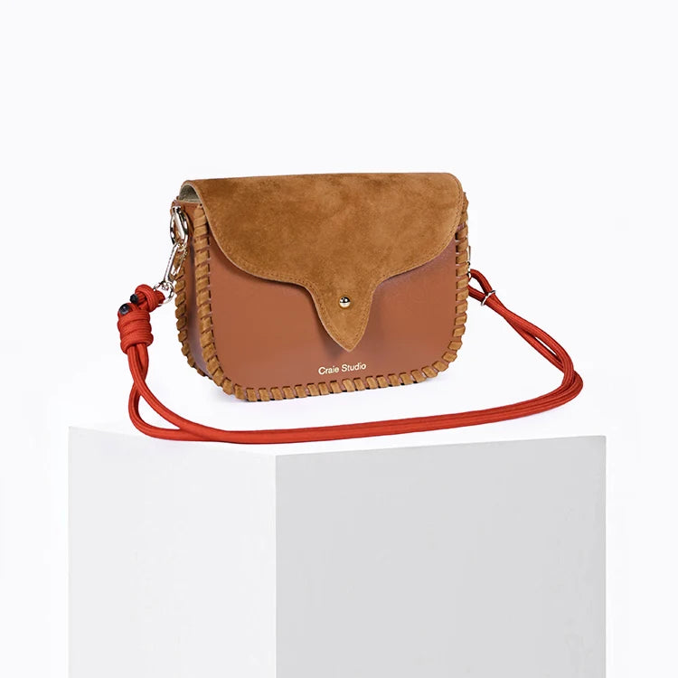 Craie Studio West Bag - Suede Tan