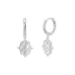 Murkani Loved Always Huggie Sterling Silver