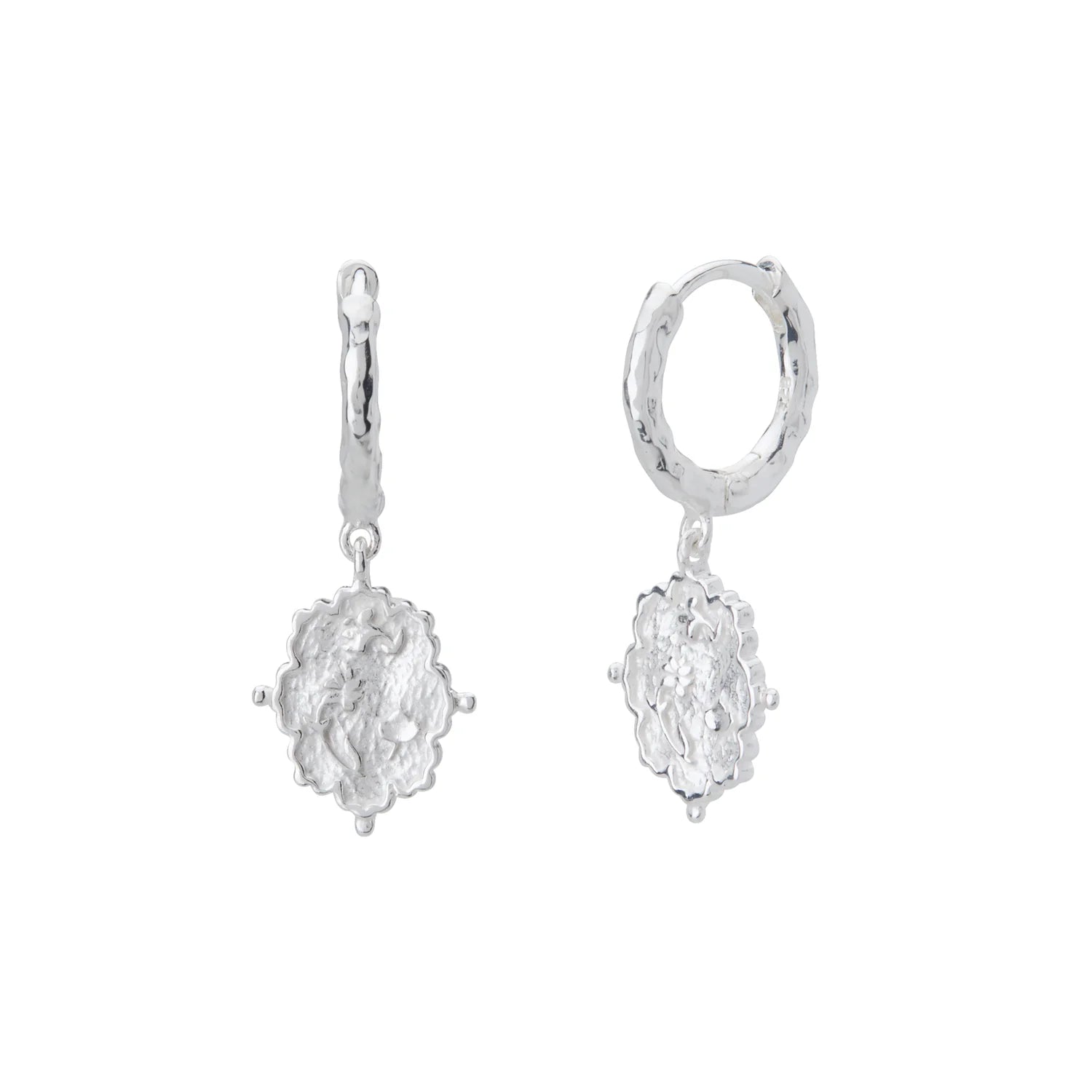 Murkani Loved Always Huggie Sterling Silver