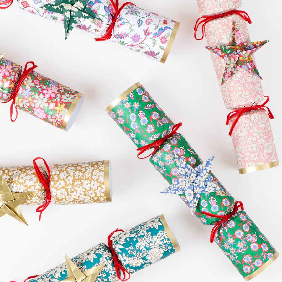 Meri Meri x Liberty Origami Star Crackers  (Pack of 6 in 6 designs)